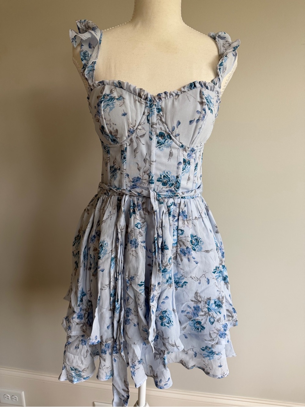 ALTAR'D STATE BLUE CORSET
DRESS-Small